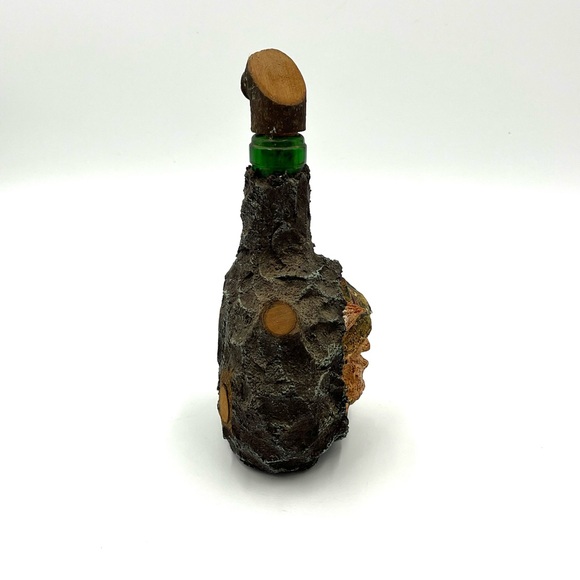 RARE VINTAGE RINDENSCHMID BEARDED MAN SIMULATED TREE BARK DECANTER (EMPTY) - Picture 2 of 9